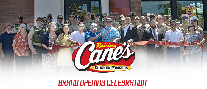 Raising Cane's Grand Opening Ribbon Cutting